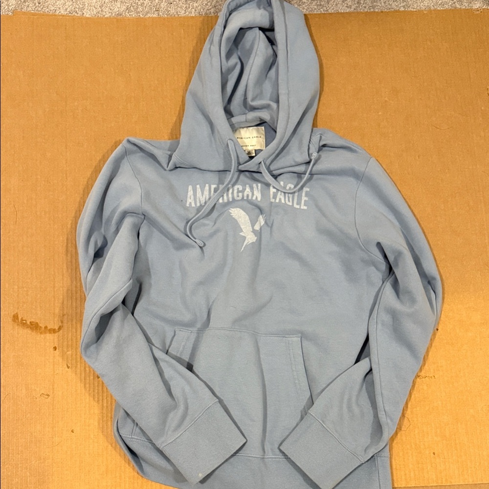 American Eagle Outfitters Light Blue Men's Hoodie